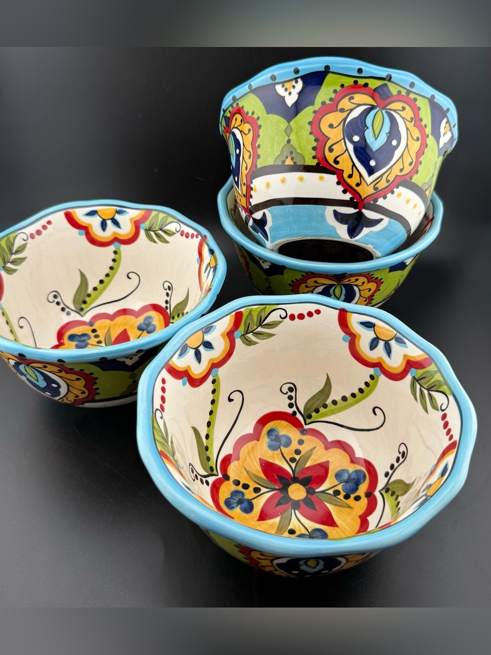 4 “Bocca” by Tabletops Unlimited soup bowls. Espana lifestyle.